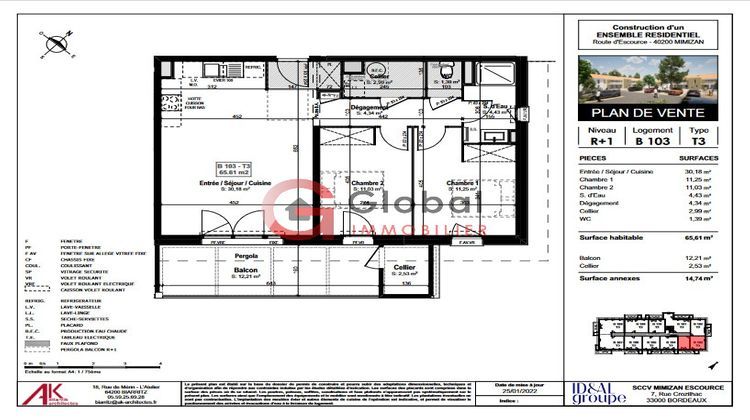 Ma-Cabane - Vente Appartement Mimizan, 65 m²