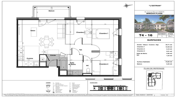 Ma-Cabane - Vente Appartement Mimizan, 74 m²