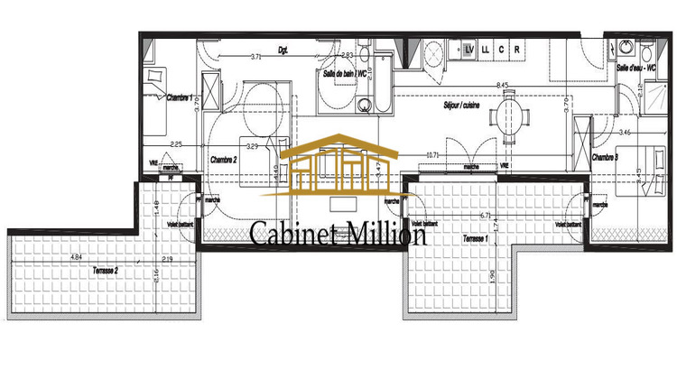 Ma-Cabane - Vente Appartement Mireval, 90 m²