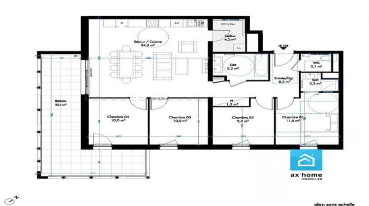 Ma-Cabane - Vente Appartement Mittelhausbergen, 98 m²