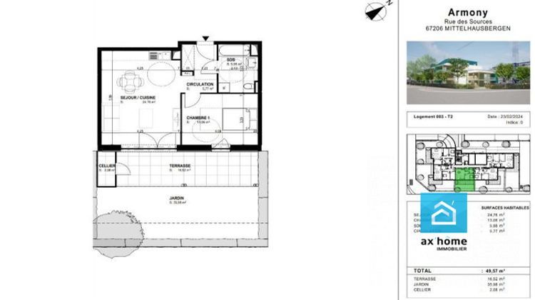 Ma-Cabane - Vente Appartement Mittelhausbergen, 50 m²