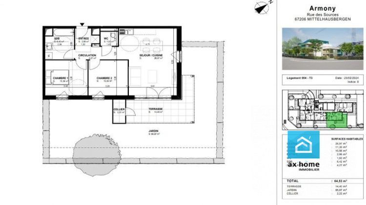 Ma-Cabane - Vente Appartement Mittelhausbergen, 65 m²