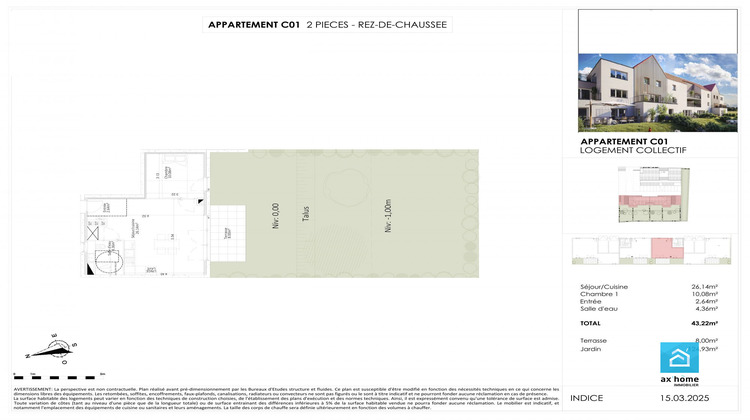 Ma-Cabane - Vente Appartement Mittelschaeffolsheim, 43 m²