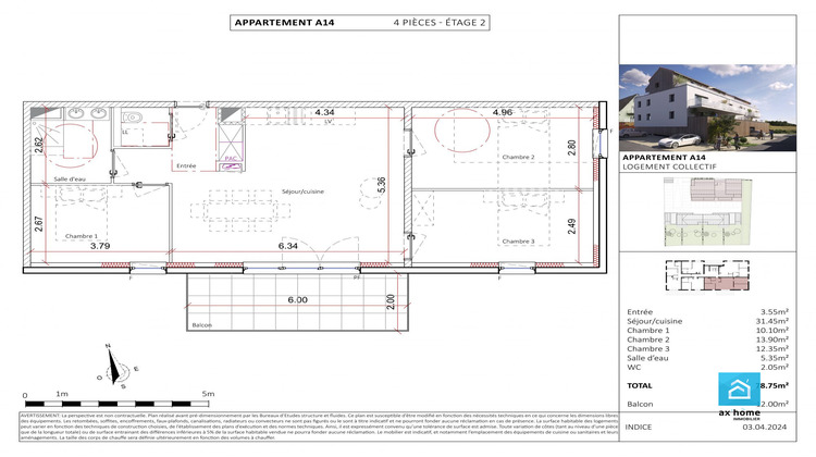 Ma-Cabane - Vente Appartement Mittelschaeffolsheim, 78 m²