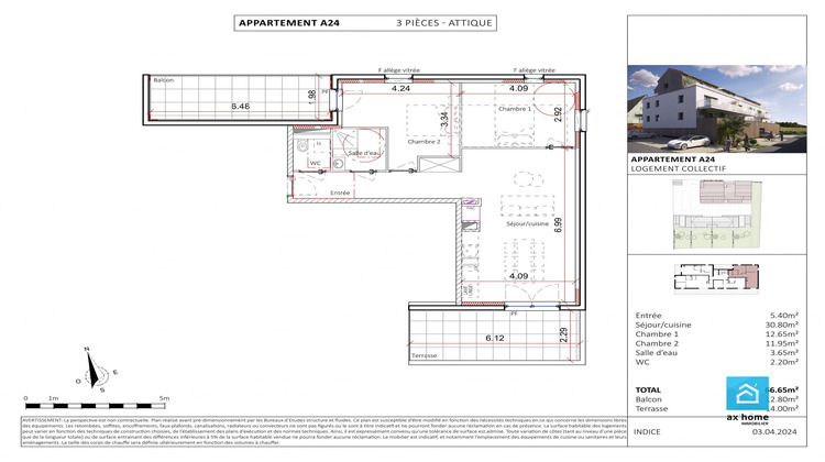 Ma-Cabane - Vente Appartement Mittelschaeffolsheim, 66 m²