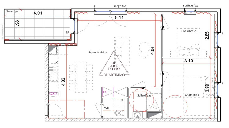 Ma-Cabane - Vente Appartement Mittelschaeffolsheim, 64 m²