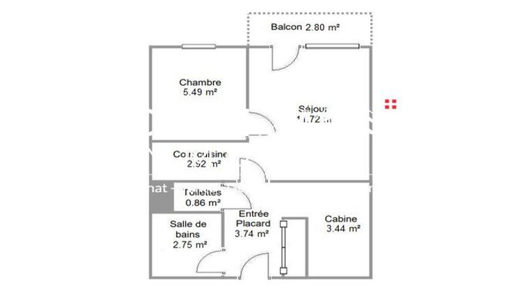 Ma-Cabane - Vente Appartement MODANE, 30 m²