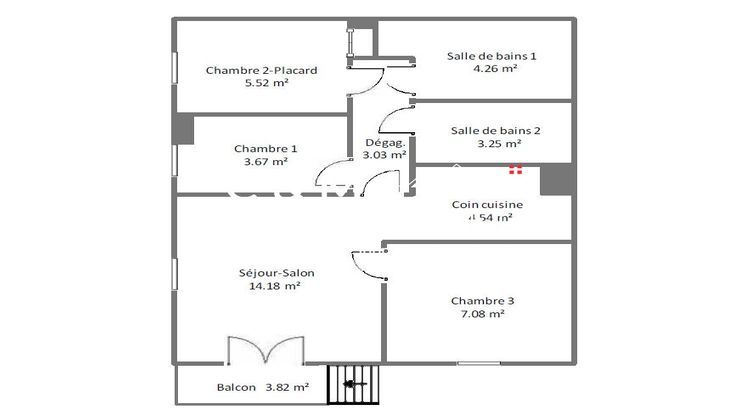 Ma-Cabane - Vente Appartement MODANE, 45 m²