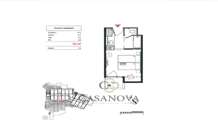 Ma-Cabane - Vente Appartement MODANE, 19 m²