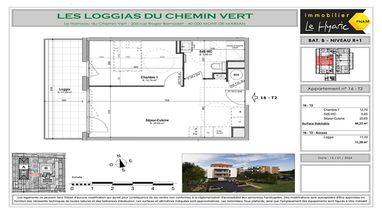 Ma-Cabane - Vente Appartement MONT-DE-MARSAN, 44 m²