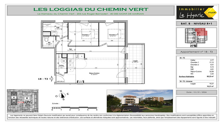 Ma-Cabane - Vente Appartement MONT-DE-MARSAN, 68 m²