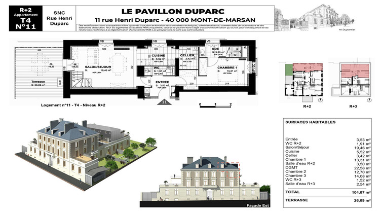 Ma-Cabane - Vente Appartement MONT-DE-MARSAN, 104 m²