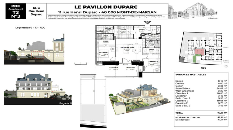 Ma-Cabane - Vente Appartement MONT-DE-MARSAN, 82 m²