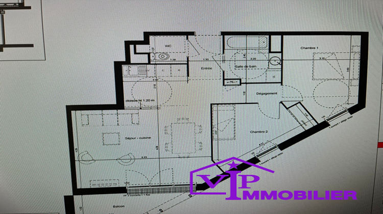 Ma-Cabane - Vente Appartement MONT-SAINT-AIGNAN, 63 m²