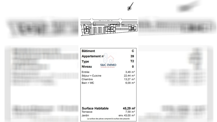 Ma-Cabane - Vente Appartement Montataire, 45 m²