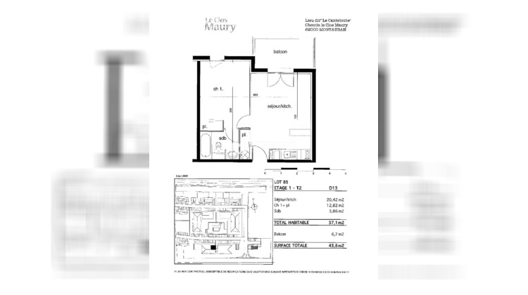 Ma-Cabane - Vente Appartement Montauban, 37 m²