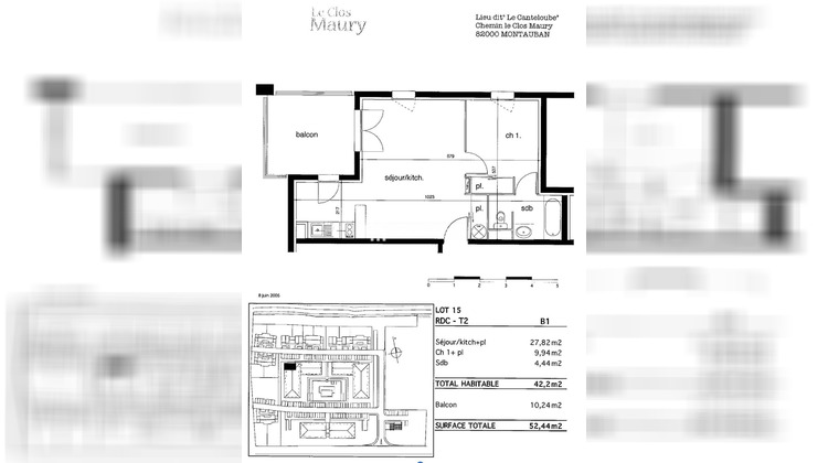 Ma-Cabane - Vente Appartement Montauban, 42 m²