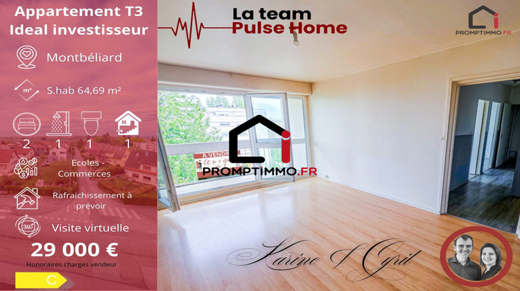 Ma-Cabane - Vente Appartement Montbéliard, 64 m²