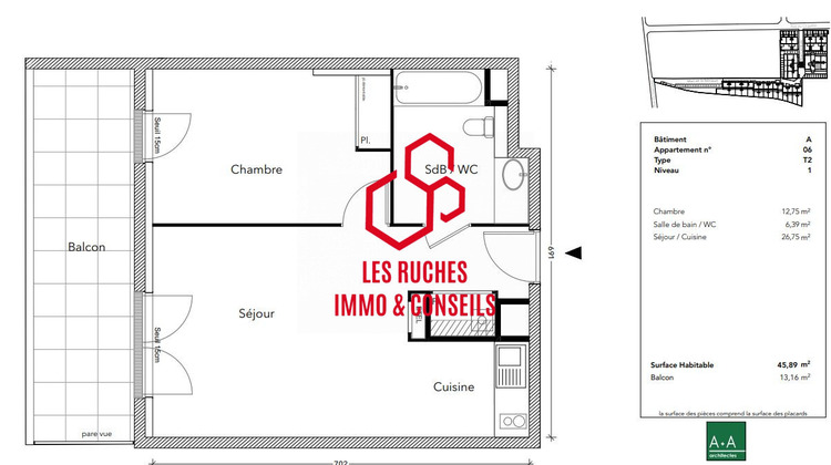 Ma-Cabane - Vente Appartement Montereau-Fault-Yonne, 45 m²