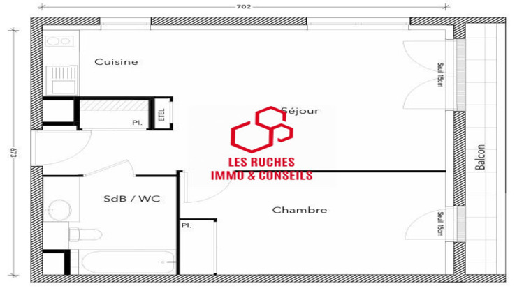 Ma-Cabane - Vente Appartement Montereau-Fault-Yonne, 45 m²