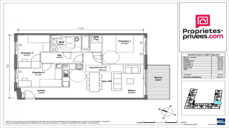 Ma-Cabane - Vente Appartement MONTEUX, 84 m²