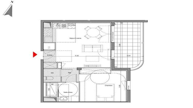Ma-Cabane - Vente Appartement Monteux, 46 m²