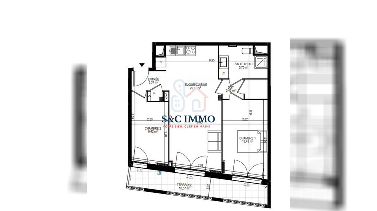 Ma-Cabane - Vente Appartement Monteux, 60 m²