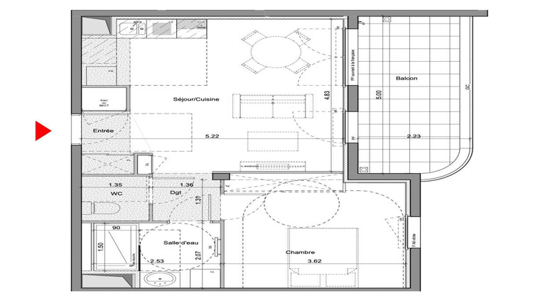 Ma-Cabane - Vente Appartement Monteux, 46 m²