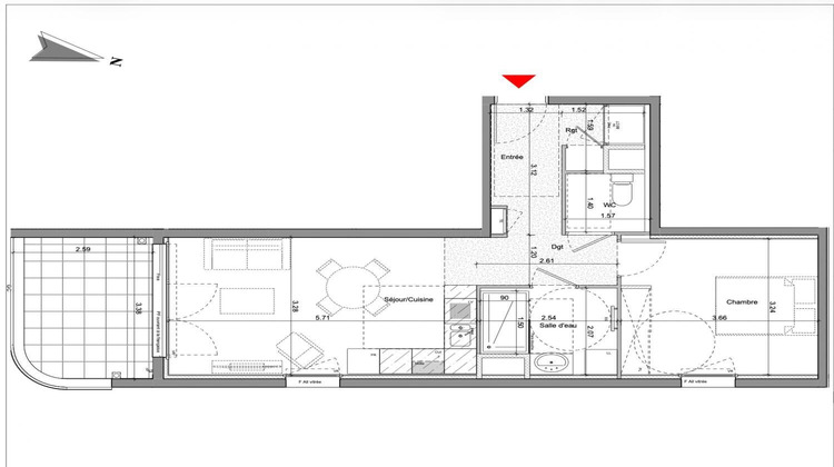 Ma-Cabane - Vente Appartement Monteux, 46 m²