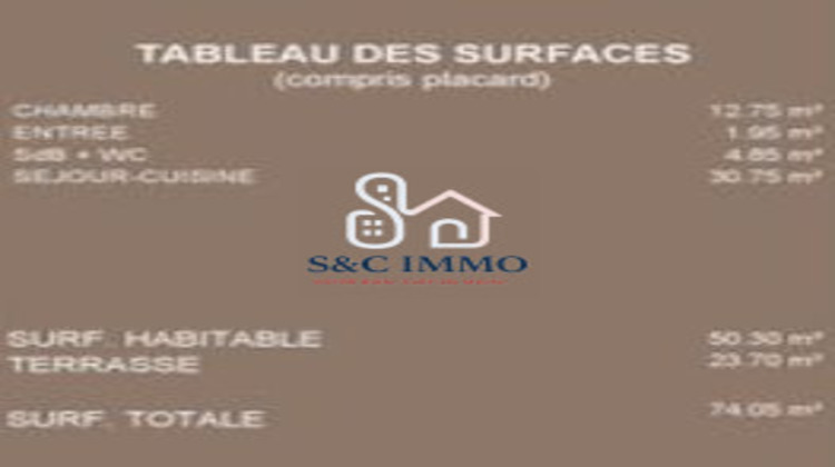 Ma-Cabane - Vente Appartement Montévrain (), 50 m²