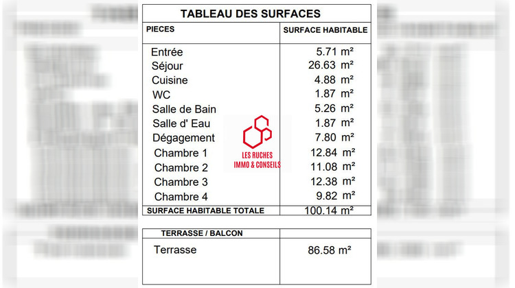 Ma-Cabane - Vente Appartement Montévrain, 100 m²