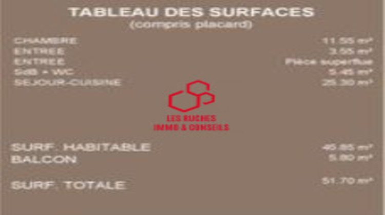 Ma-Cabane - Vente Appartement Montévrain, 46 m²