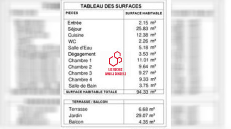 Ma-Cabane - Vente Appartement Montévrain, 95 m²