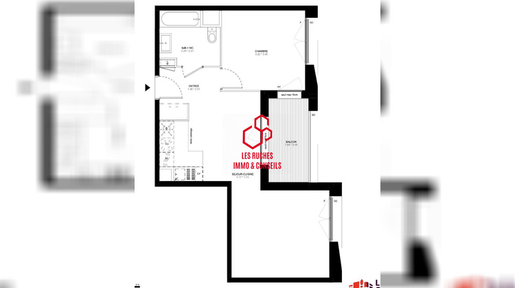 Ma-Cabane - Vente Appartement Montévrain, 49 m²