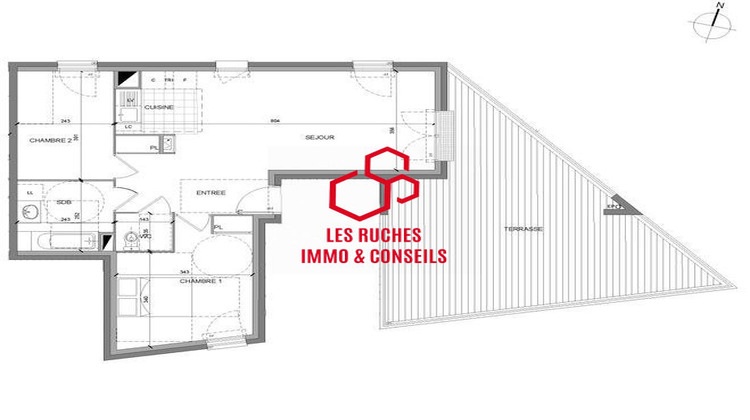 Ma-Cabane - Vente Appartement Montévrain, 65 m²