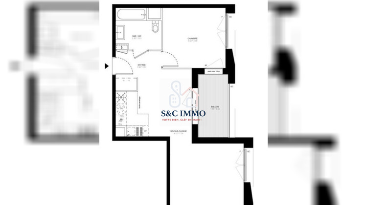 Ma-Cabane - Vente Appartement Montévrain, 49 m²