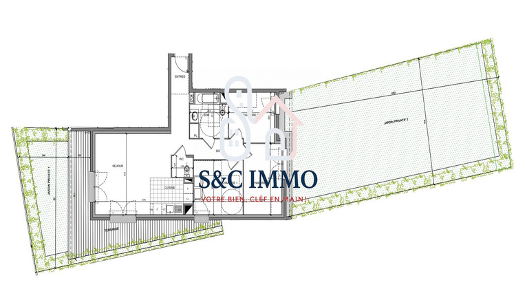 Ma-Cabane - Vente Appartement Montévrain, 79 m²