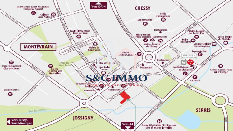 Ma-Cabane - Vente Appartement Montévrain, 45 m²