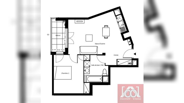 Ma-Cabane - Vente Appartement Montfermeil, 48 m²