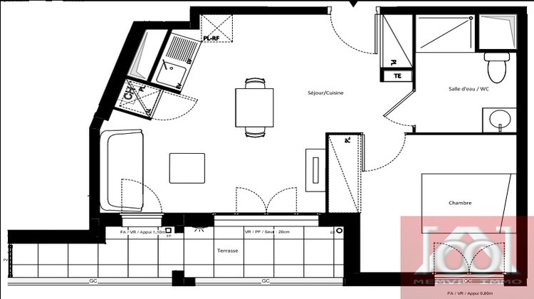 Ma-Cabane - Vente Appartement Montfermeil, 39 m²