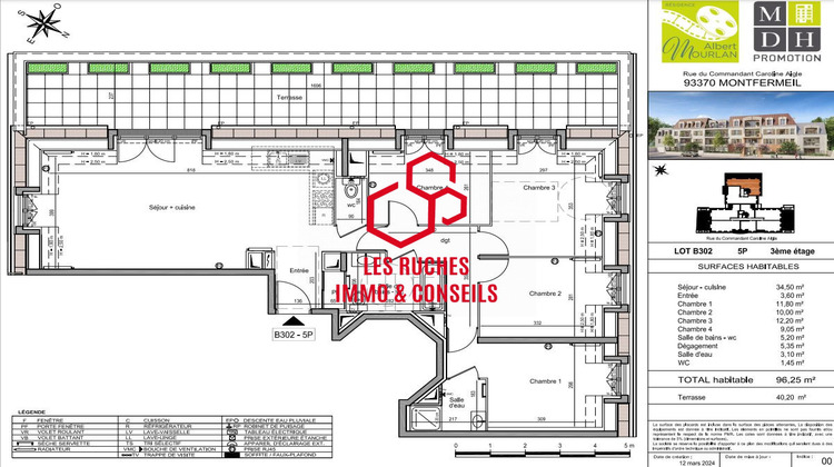 Ma-Cabane - Vente Appartement Montfermeil, 96 m²