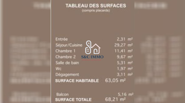 Ma-Cabane - Vente Appartement Montfermeil, 63 m²