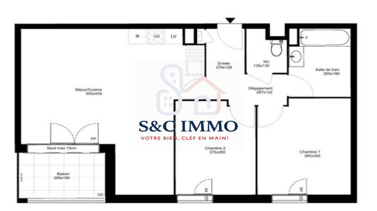Ma-Cabane - Vente Appartement Montfermeil, 63 m²