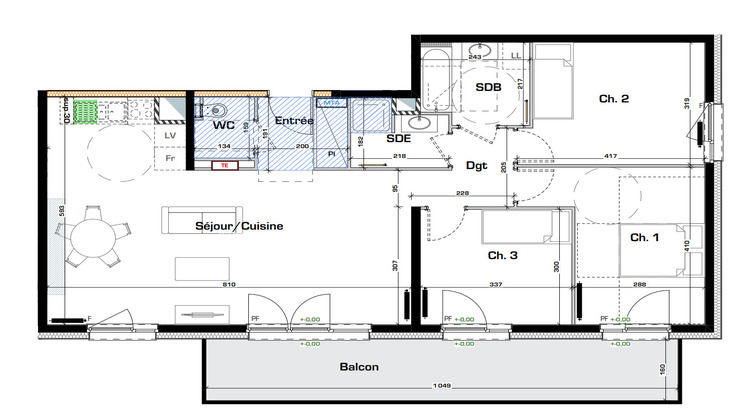 Ma-Cabane - Vente Appartement Montigny-lès-Metz, 91 m²
