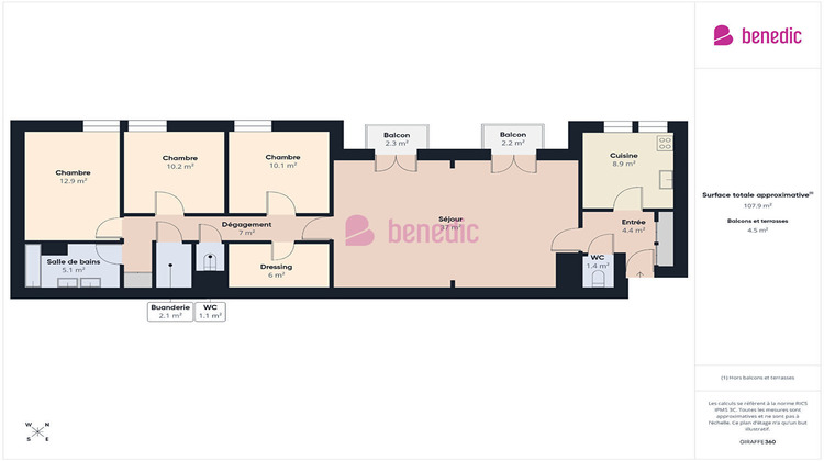 Ma-Cabane - Vente Appartement MONTIGNY-LES-METZ, 105 m²