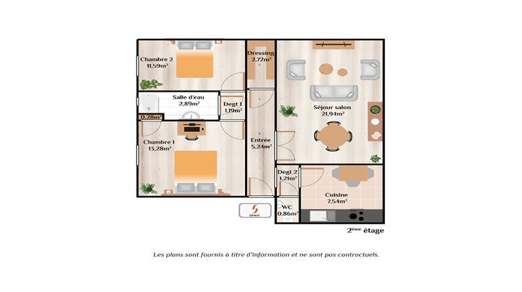 Ma-Cabane - Vente Appartement MONTLUCON, 68 m²