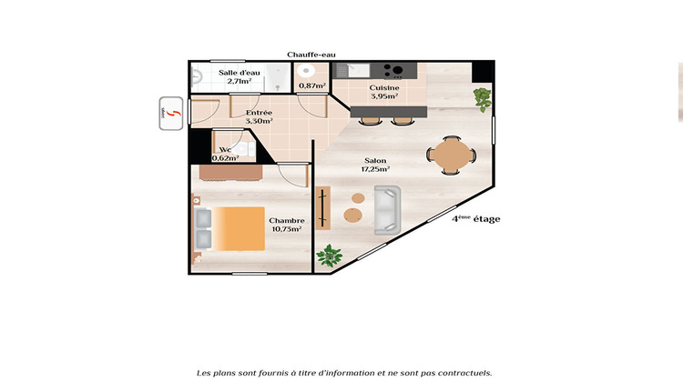 Ma-Cabane - Vente Appartement MONTLUCON, 39 m²