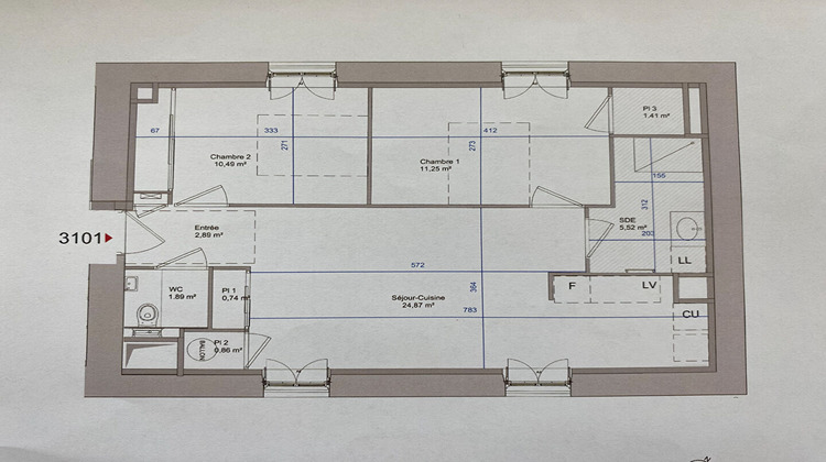 Ma-Cabane - Vente Appartement MONTLUEL, 59 m²