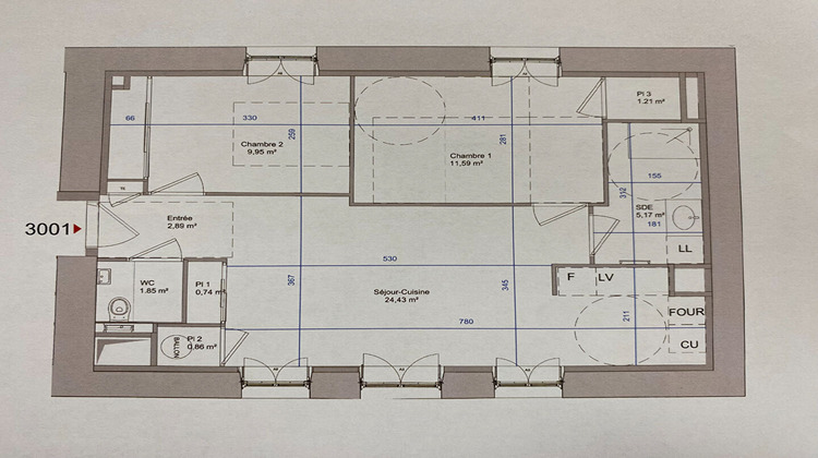 Ma-Cabane - Vente Appartement MONTLUEL, 58 m²