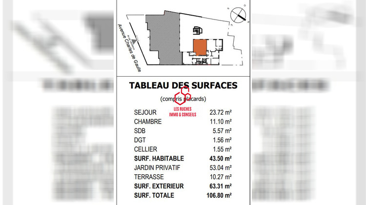 Ma-Cabane - Vente Appartement Montmorency, 43 m²